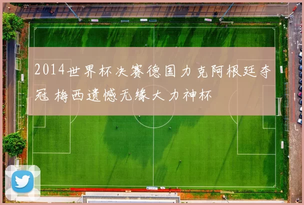 2014世界杯决赛德国力克阿根廷夺冠 梅西遗憾无缘大力神杯